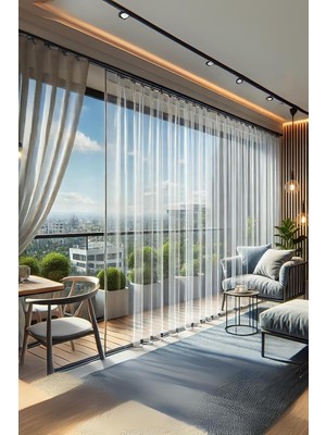 Nelazım 160CM x 150CM Şeffaf Su Geçirmez Perde (Korniş Kullanımı Için), SFFFPERDE03MM059M