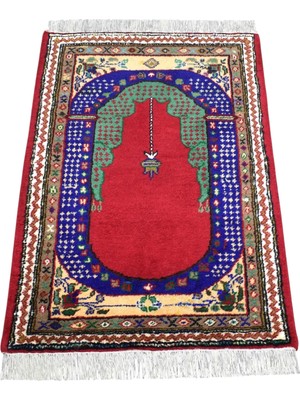 Zehra Abla Halı Yeni El Dokuma Dekorluk Mihraplı Kütahya Yün Halı 7646