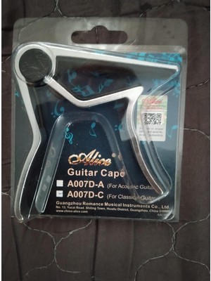 A007D-C Gitar Kapo Klasik Mandal Tipi Krom Kelepçe