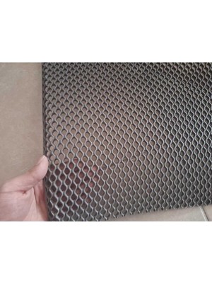 Pvc Paspas 120 x 50 cm Gri Banyo Kaymaz Yer Zemin Matı S-Mat Zincir Desen