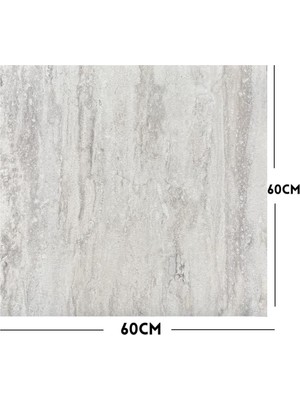 Tr Kendinden Yapışkanlı Yer Zemin ve Duvar Kaplama Paneli Arkası Kauçuklu 60X60CM Floor Pvc Pan