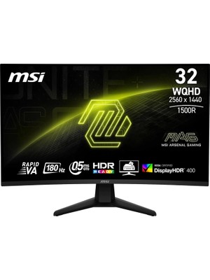 Tr Mag 32CQ6F 31,5 180Hz 0,5ms Rapid Va Adaptive-Sync Wqhd Gaming (Oyuncu) Monitör