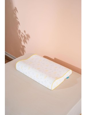 Visco Boyun Destekli Çocuk Yastığı 47X32X8/6 cm