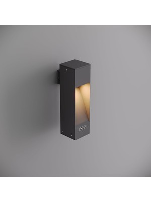 Luzerra Modern Dış Mekan Duvar Apliği - 7W Enerji Tasarruflu LED Bahçe Lambası - IP65 Su Geçir