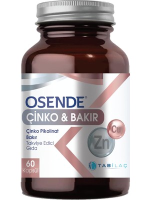 Tr Çinko Bakır 60 Kapsül