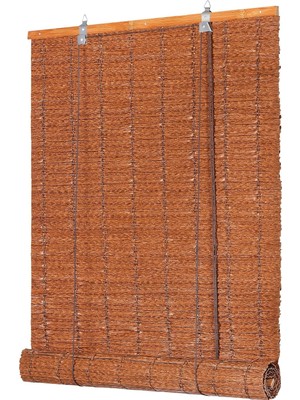 Panama Rattan Stor Perde, Doğal Hasır Desen,jaluzi,uv Dayanıklı Özel Plastik Malzeme,su ile Tem