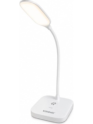 Wınnboss 1961 LED Şarjlı Masa Lambası, Dokunmatik 3 Renk Işık, 3000-6000K, Kademesiz Dimmer, 16