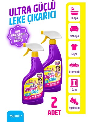 Tr Süper Güç Etkili Leke Çıkarıcı Sprey, 750 Ml, 2'li Set