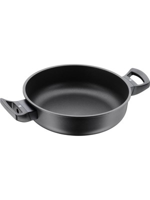 Wmf Servis Tavası Ø 24 cm Permadur Alev Excellent Plastik Sap ile Alüminyum Permadur Indüksiyonlu Oc
