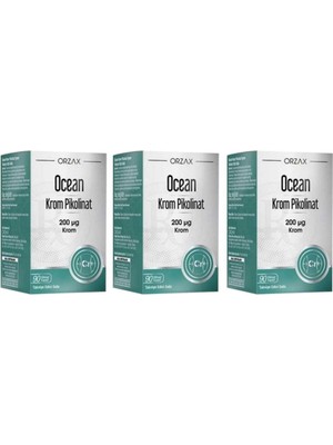 Tr Krom Pikolinat 200 Mcg, 90 Kapsül, 3 Adet