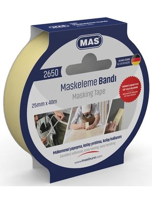 Krepe (Maskeleme) Bantı 25 mm x 40 M 2650