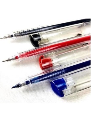 Tr Jel Tükenmez Kalem, Metal Klips, 0.5 Mm, 3'lü Set