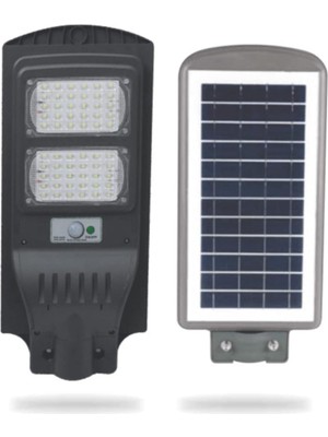 60W Fotoselli Sensörlü Beyaz Solar Sokak Aydınlatma HSPLİNM-5903