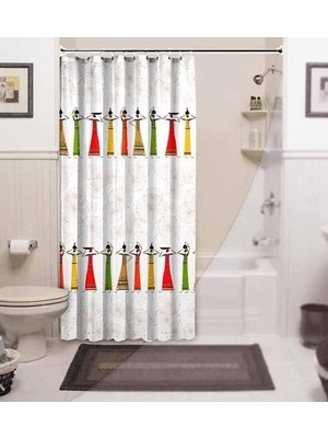 Tr Zethome Africa Banyo Duş Perdesi Tek Kanat 1X120X200