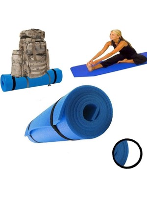 Pilates Minderi, Yoga Matı 6 Mm, Tek Ebat, 0,6mm-Pltset, Mavi