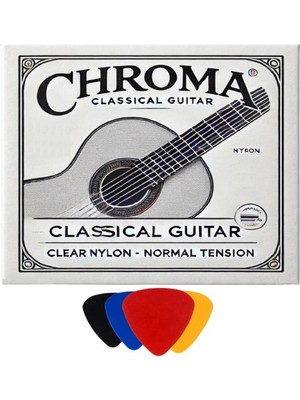 Tr Chroma Klasik Gitar Teli Takımı 4 Adet Pena Hediyeli