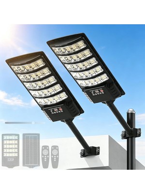 Solar Zemin Lambası Dış Mekan Projektör LED Duvar Lambası IP67 Su Geçirmez Güçlü Güneş Sp