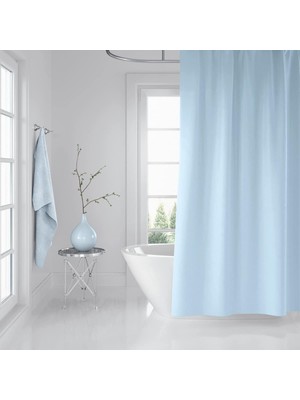 Jackline Banyo Duş Perdesi 0010 Mavi Tek Kanat 240X200