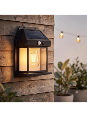 20W Güneş Enerjili Cata Gece Solar Duvar Apliği - Hareket Sensörlü ve Gece Boyu Yanan 3 Farklı