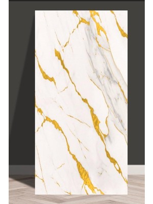 Tetik 10 Adet 60X30 Kendinden Yapışkanlı Pvc Duvar Paneli, Beyaz, 30 x 61, MR1601