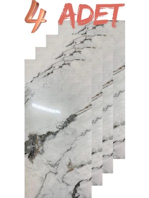 Ukab Dekor Kendinden Yapışkanlı Mermer Seramik Desenli Köpük Pvc Duvar PANELI(30X60 cm - 4 Adet