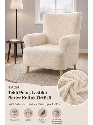 Tr Tek Kişilik Pelüş Welsoft Kanepe Örtüsü | Lastikli Koltuk Örtüsü |çekyat Örtüsü| Kol