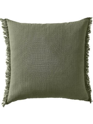 Vallkrassıng Kırlent Kılıfı, Gri-Yeşil Gri-Yeşil 50X50 cm