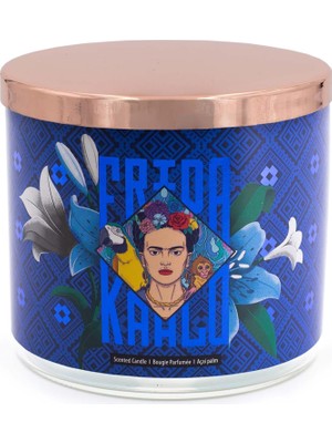 Kavanozda Kokulu Mum | Frida | Kadınlar Için Hediye | Kokulu Mum Çiçekli | 3 Fitil Kokulu Mum |