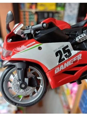 Oyuncak Sahili Motor Kawasaki 2r Motorsiklet Tarz Metal Işık Ses Efektli Koleksiyon Model Oyuncak Motosiklet