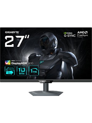 Tr Monitör 27 LED Düz G27U Ss IPS/1MS/160HZ(UHD)/320HZ(FHD)
