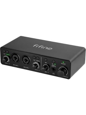 Ampli 3 USB Stüdyo Ses Kartı 2 Giriş 2 Çıkış 24BIT/192KHZ Windows/mac/ıos/android Ses Kayıt