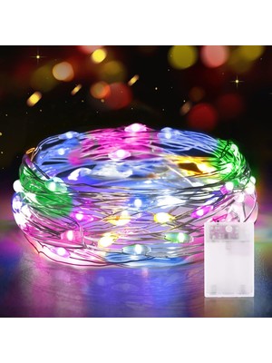 Tr 10 Metre Renkli Peri LED Işık Ultra Parlak LED Işık Yılbaşı Ağacı Işığı Noel Işığı Su G