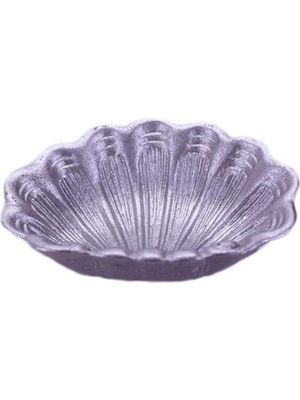 Tr Polyester Istiridye Deniz Kabuğu Şekilli 7 cm (25 Adet) Gümüş