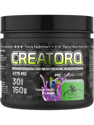 CREATORQ%100 Micronized Creatine Monohydrate 150 gr Orman Meyveli
