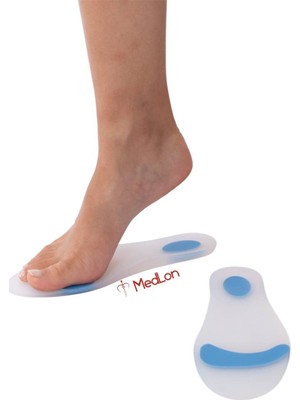 Medlon Tam Anatomik %100 Silikon Ayakkabı Tabanlığı Topuk Dikeni Tabanlık