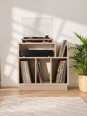 Belirtilmemiş Plak Dolabı Bej -Mdf