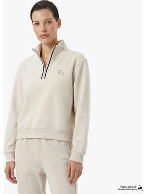Anta Fearless Trip Kadın Beyaz Sweatshirt