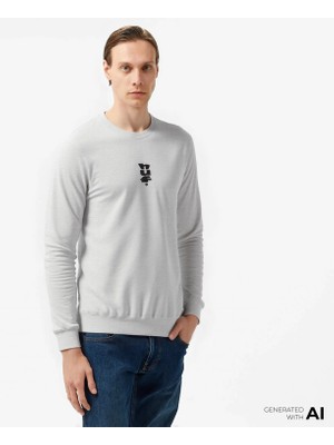 Huf Set Megablast Erkek Gri Sweatshirt