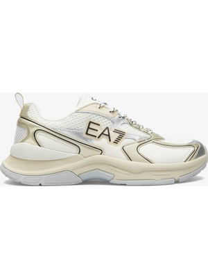 Ea7 Emporio Armani Predator Erkek Krem Spor Ayakkabı