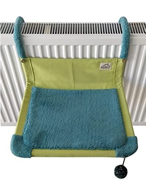 Vionna Akat Cosy Comfort Kedi Kalorifer Yatağı (Standart Panel (10CM Kalınlık), Yeşil)