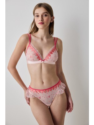 Penti Triangle Pembe Sütyen - Loves Paris Koleksiyonu