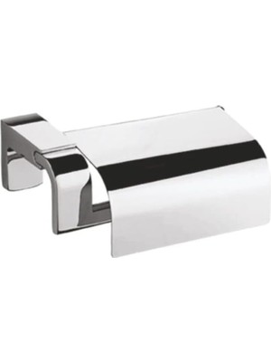 Tema Premium Krom Banyo Kapaklı Wc Kağıtlık Tuvalet Kağıtlığı