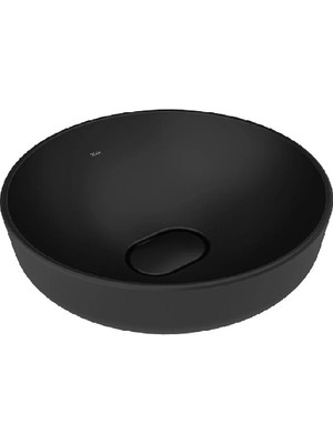 Turkuaz SUİT TEZGAHÜSTÜ LAVABO 40 CM MAT SİYAH GTZCSTÜ0404
