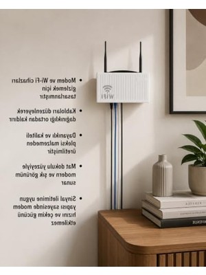 Die Grup Modem Gizleme Kutusu, Duvar Tipi Koruyucu ve Şık Tasarım