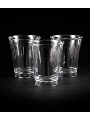 Gy Atelier Plastik Kristal Bardak 240CC 30 Adet (1 Paket)