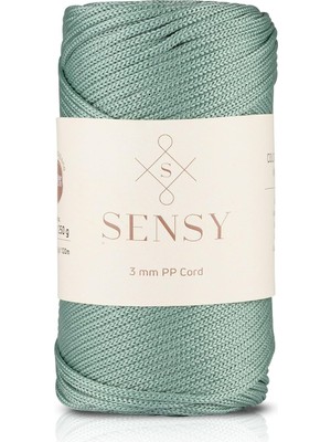 Gy Atelier 3 mm - 250 gr Polyester Makrome Ipi 120 M Polyester Makrome Ip Supla Ip ve Çanta Ipliği (Ada Çayı)