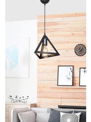 Odea Ag Lightdesign Siyah Sarkıt Avize Yatak Odası Salon Mutfak Koridor Lamba 25 AGNM68