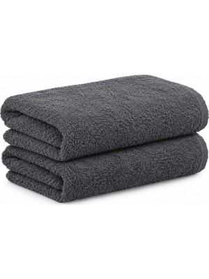 Odea Premium 50X90 CM%100 Pamuk El Havlusu Spor Havlusu – 250 gr – 2'li ve 3'lü Set Seçenekleri – Banyo, Yoga, Pilates, Spor Için Şık ve Yumuşak El Havlusu (1, Füme)