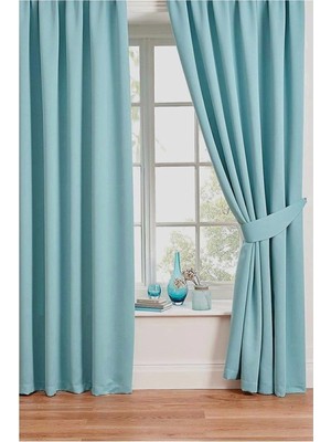 Gy Atelier Açık Mavi Blackout Karartma Fon Perde (Ithal Kumaş Versiyon) Açık Mavi 100 x 200