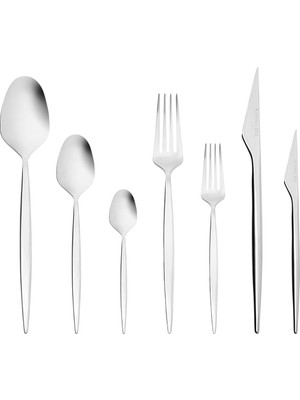 Gy Atelier 316 Elegance Thor Platin 12 Kişilik 84 Parça Çatal Kaşık Bıçak Takımı